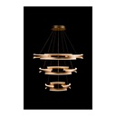 LM-6911 150W Aluminium/Wire Drawing Gold Chandelier