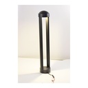 15W Black Bollard Light - 3000K Warm White