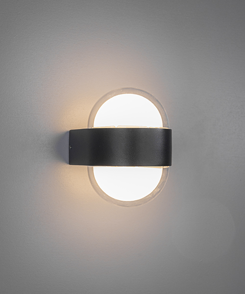 Outdoor Beauty Up and Down Wall Lamp LM-843Y/S-2Y Available in Black and Gold