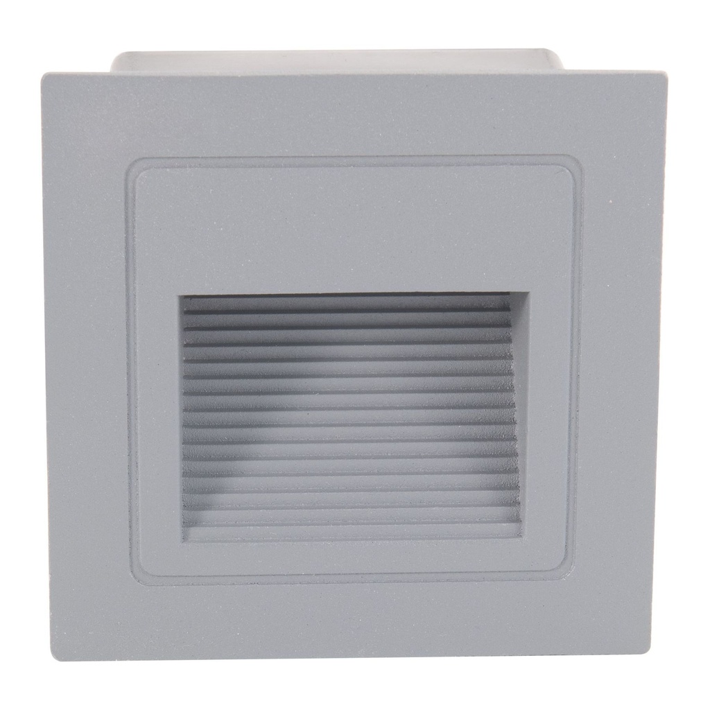 3W Grey Square Step Light with SMD LED - Modern and Efficient