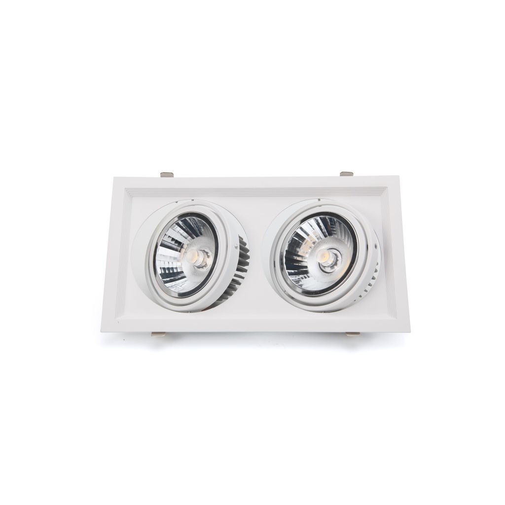 White Double / Tripe Spot Light - 44W