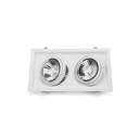 White Double / Tripe Spot Light - 44W