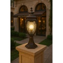 Elegant Outdoor Surface-Mount Lantern - Lifestyle