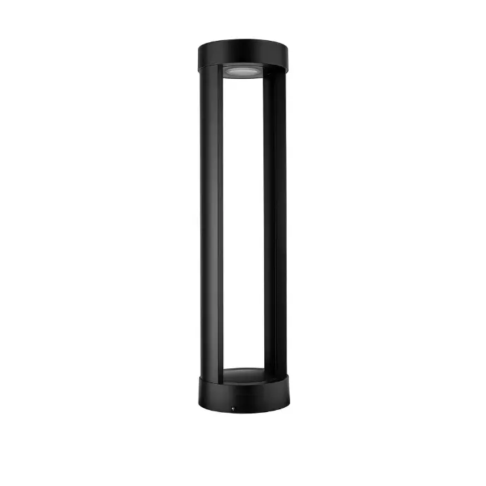 15W Black Bollard Light - 3000K Warm - Main