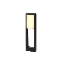 2x12W Black Bollard Light - 3000K Warm - Main