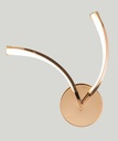 LM-8902-2  8W Chrome Wall Lamp Warm Light Available in Chrome and Gold