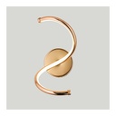 11W Chrome Wall Lamp - 3000K Warm | Color: Gold