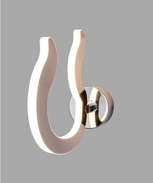18W Chrome Wall Lamp - 3000K Warm | 