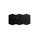 6W Black Aluminum Up & Down Wall Light - Sleek and Functional | 