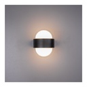 Beauty-Inspired Outdoor Wall Lamp - 2x5W LED - 3000K Warm | Color: Black