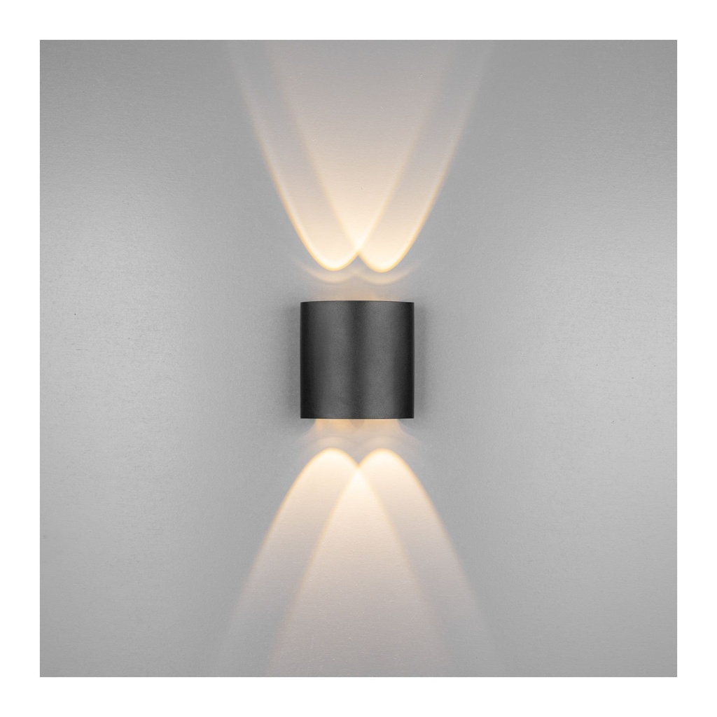 Dual-Direction Outdoor Wall Lamp - 4x1W LED - 3000K Warm | 