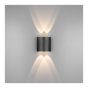 Dual-Direction Outdoor Wall Lamp - 4x1W LED - 3000K Warm | 