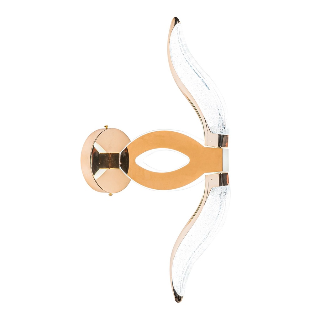 Gold LED Wall Light, 18W, 3000-6500K Adjustable | 