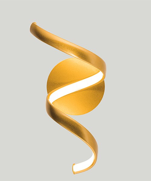 LM-2245-1 Gold Wall Lamp with Warm Light | 