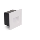 LM-2411 3W Black Square Step Light with SMD LED - Modern and Efficient Black, White and Grey | Color: White