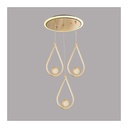 Luminous Teardrop LED Pendant Light – Elegant Crystal Drop Chandelier | 