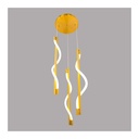 Modern Gold Spiral LED Pendant Light – Elegant Twisted Design for Luxury Interiors
 | 