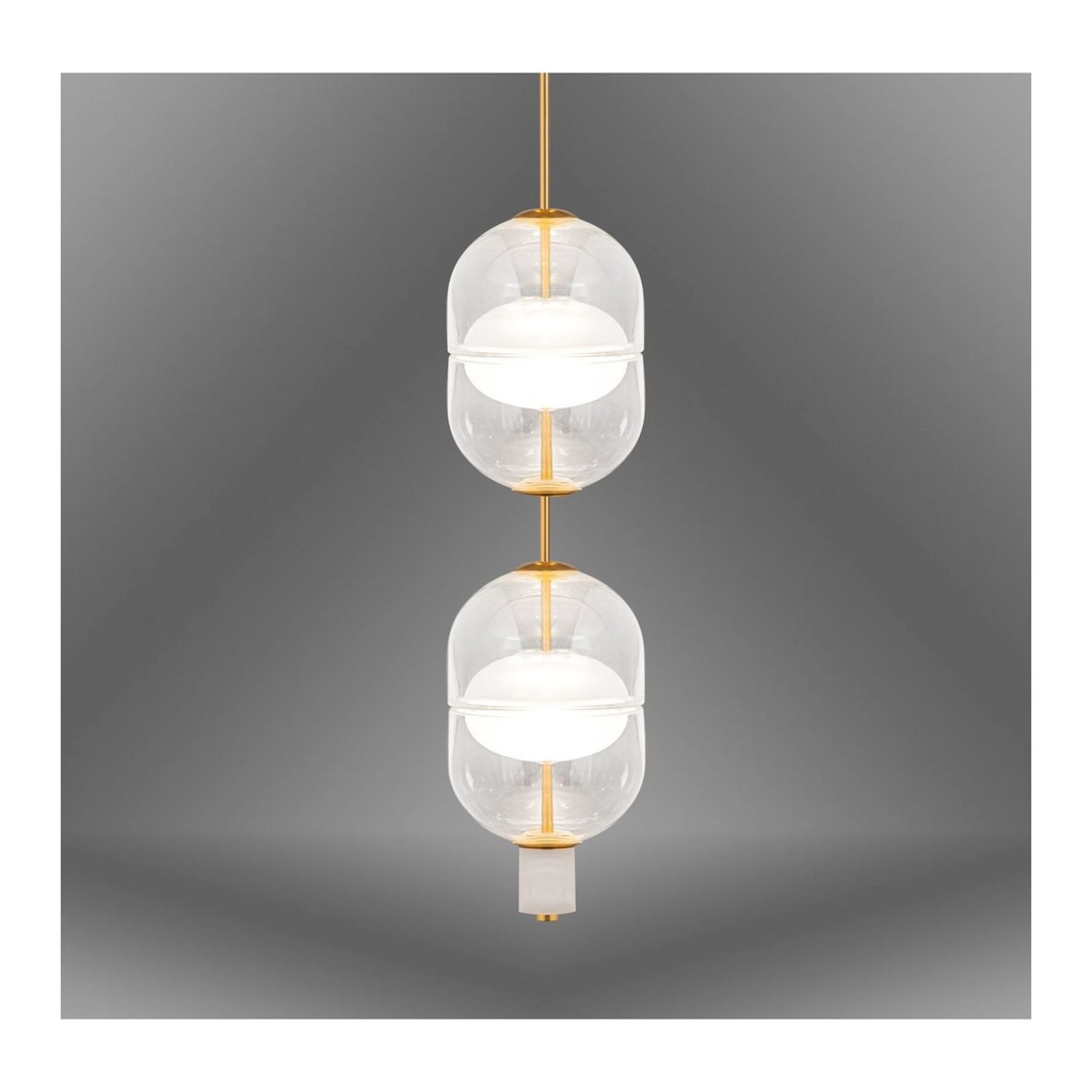Pendant Light - Modern Hanging Light for Indoor Spaces | Power: 18W (2x9W)