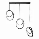 [202332111] LED Ceiling Light Fixture - Modern 8-Light Black Pendant Lamp LM-0056-87 (1).webp