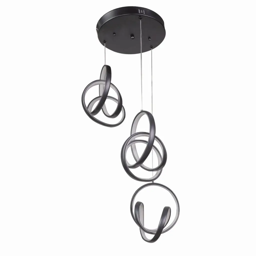 [202332113] LED Black Pendant Ceiling Light Fixture LM-0058-D35 (1).webp