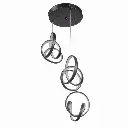[202332113] LED Black Pendant Ceiling Light Fixture LM-0058-D35 (1).webp