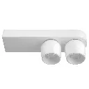 [202348011] Surface Mount Double Spotlight - Adjustable Head (White).webp