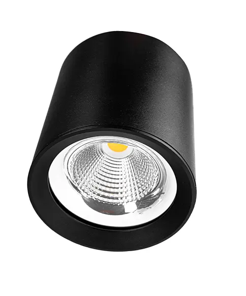 [202347074] Black Cylinder Spot Light - 25W LED - Modern Design for Interiors.webp