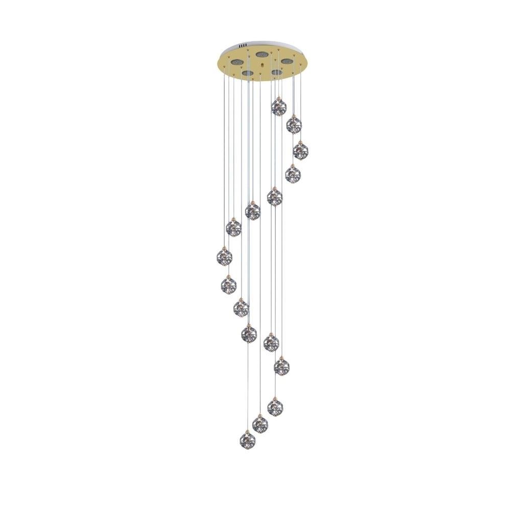 Crystal LED Chandelier - 160W