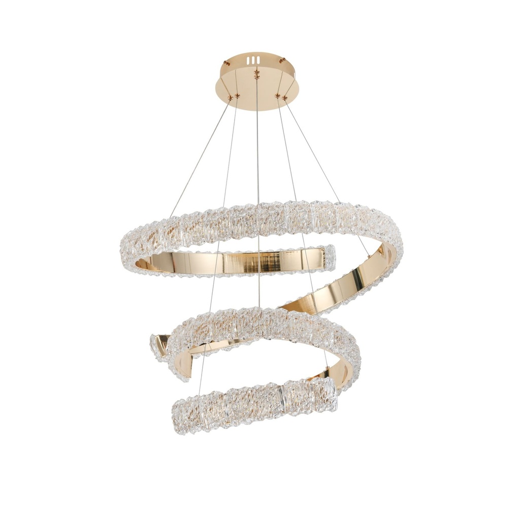 Crystal LED Chandelier with 125W Power
