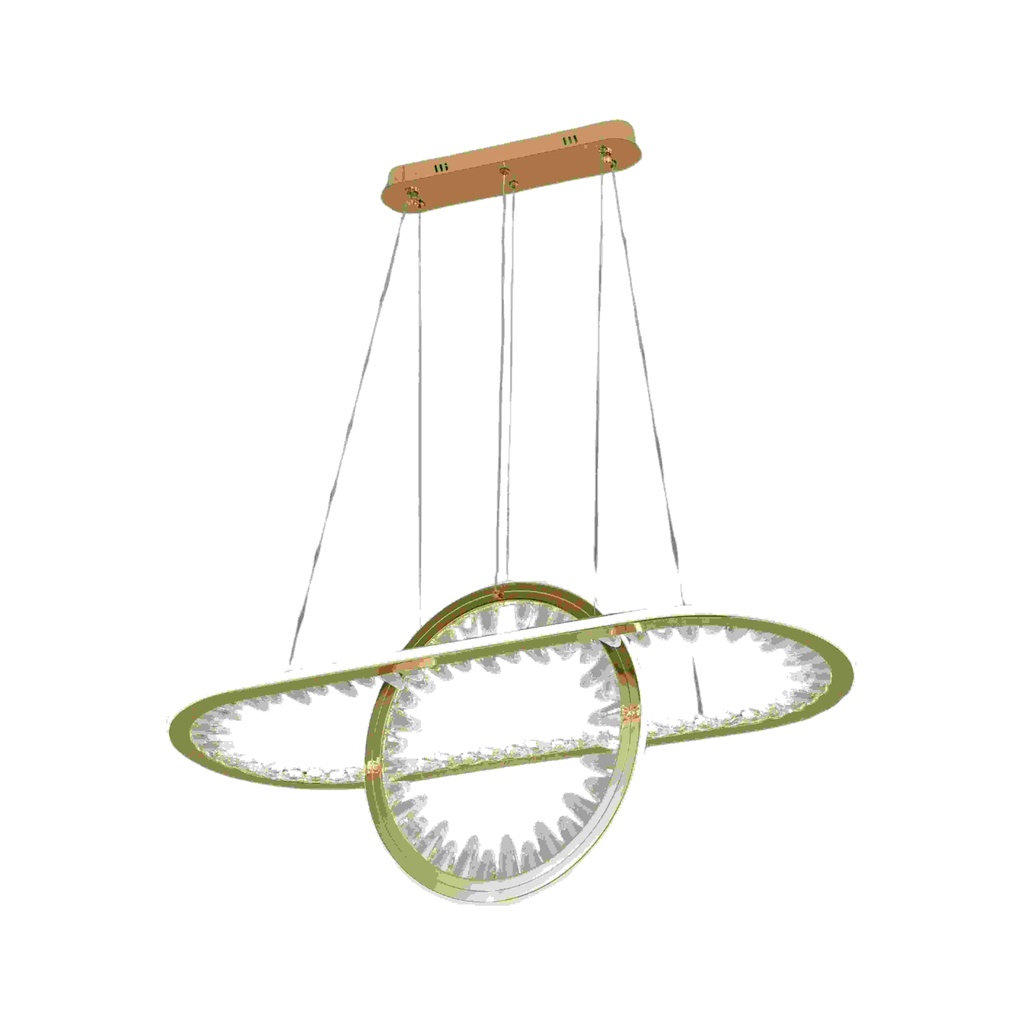 Crystal LED Chandelier with 80W Power