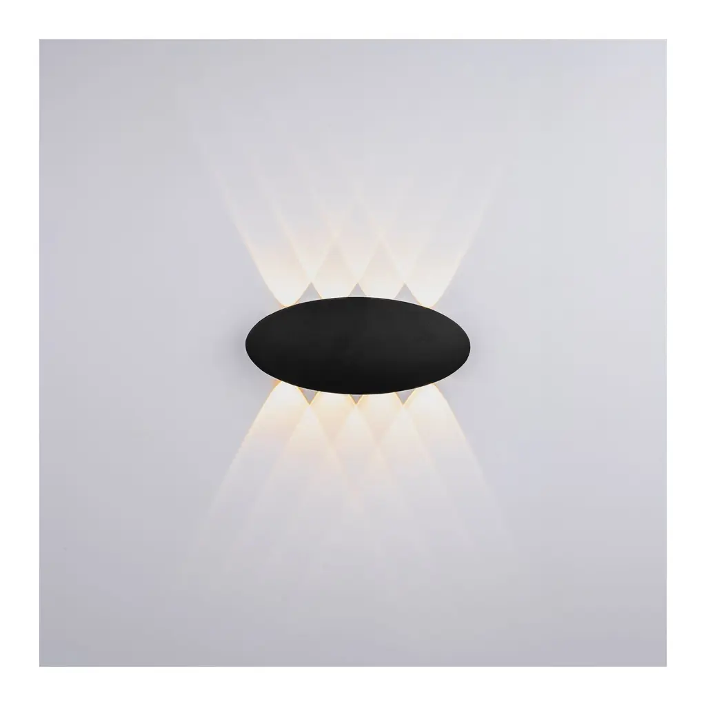[202443024] LM-23100-BK-8W-WW Black Oval Wall Light.webp