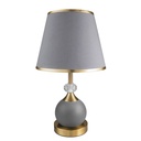 Grey Fabric Shade Table Lamp