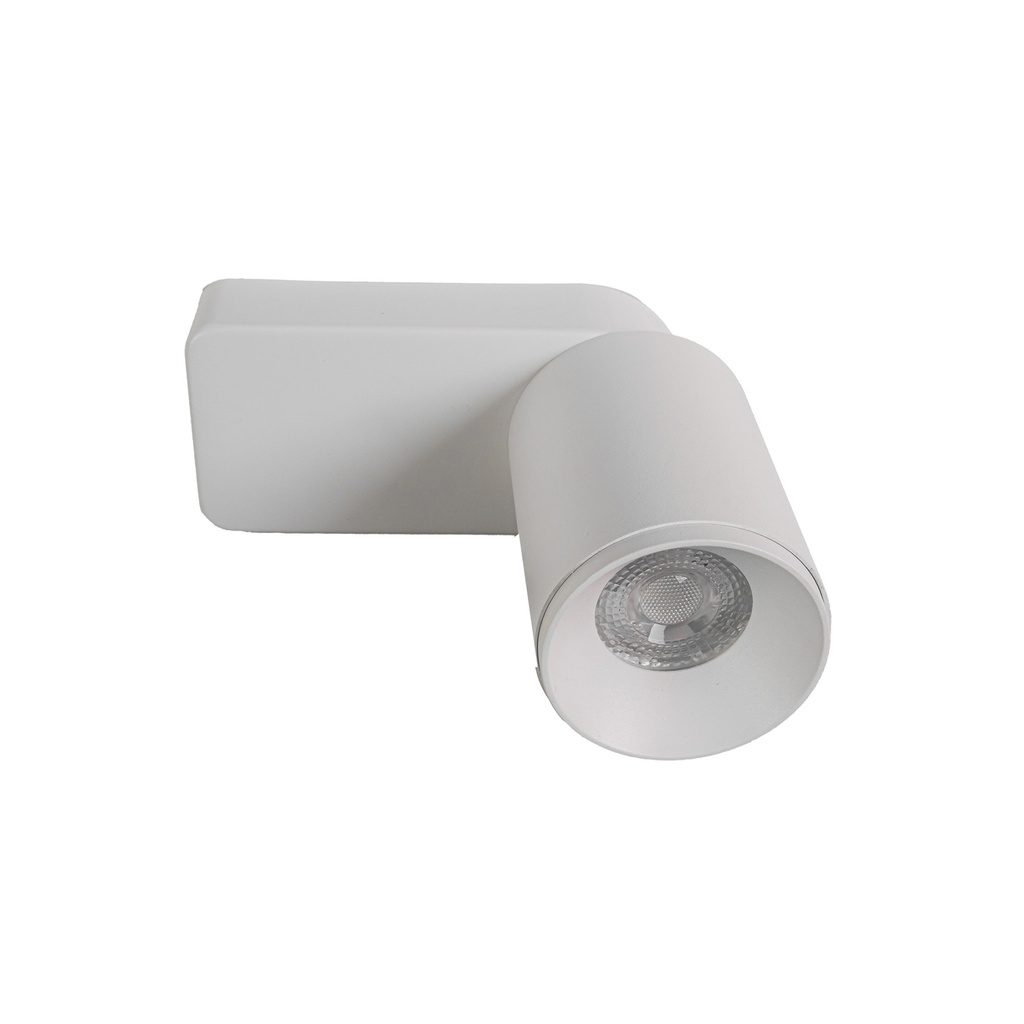 7W White Cylinder Ceiling Spotlight