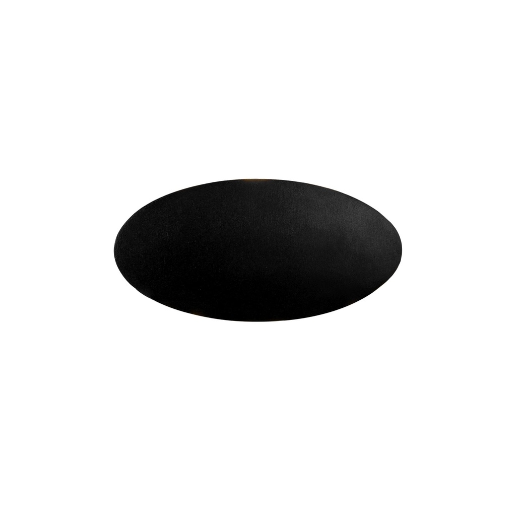 LM-23100-BK-6W-WW Black Oval Wall Light