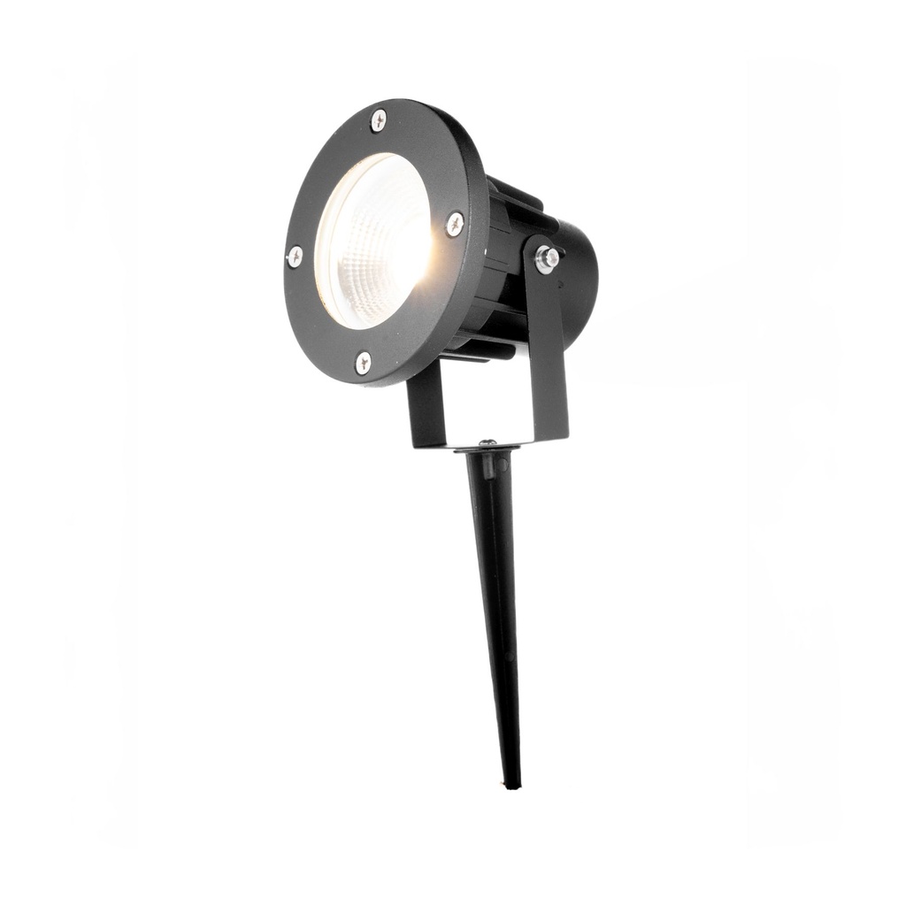 LM-2504 10W Black Aluminum Outdoor Spike Light