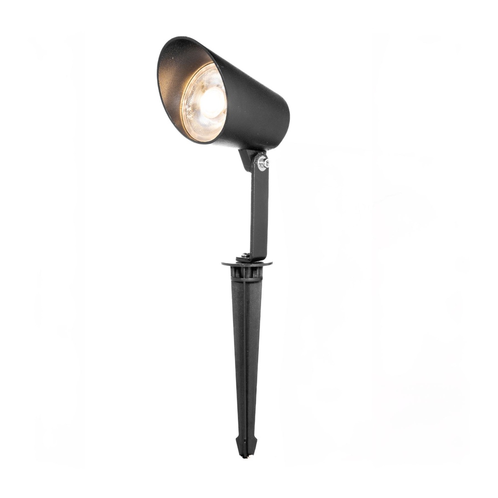 LM-2530-RD 7W Black Aluminum Outdoor Spike Light