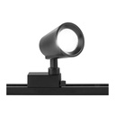 10W Black Track Light - 3000K Warm White