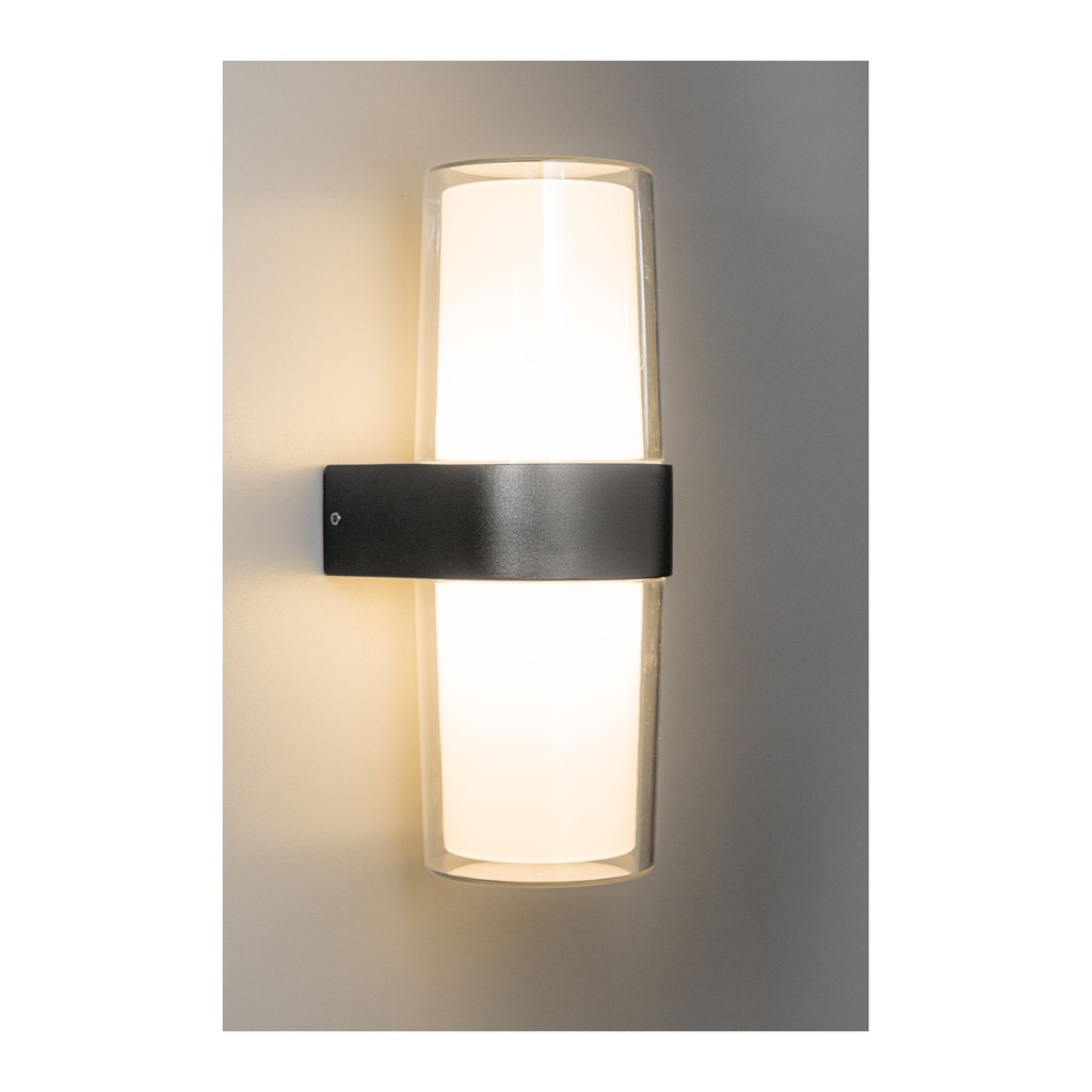 Radiance Outdoor Wall Lamp - 2x5W LED - 3000K Warm White