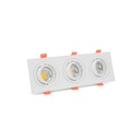 White Triple Spot Light - 44W