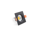 Black Square Single Spotlight - LM-B016-1-BK - 44W Recessed Lighting