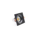 Black Square Single Spotlight - LM-B018-BK - 44W Recessed Lighting