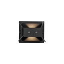 6W Black Aluminum Up & Down Wall Light - Outdoor Use