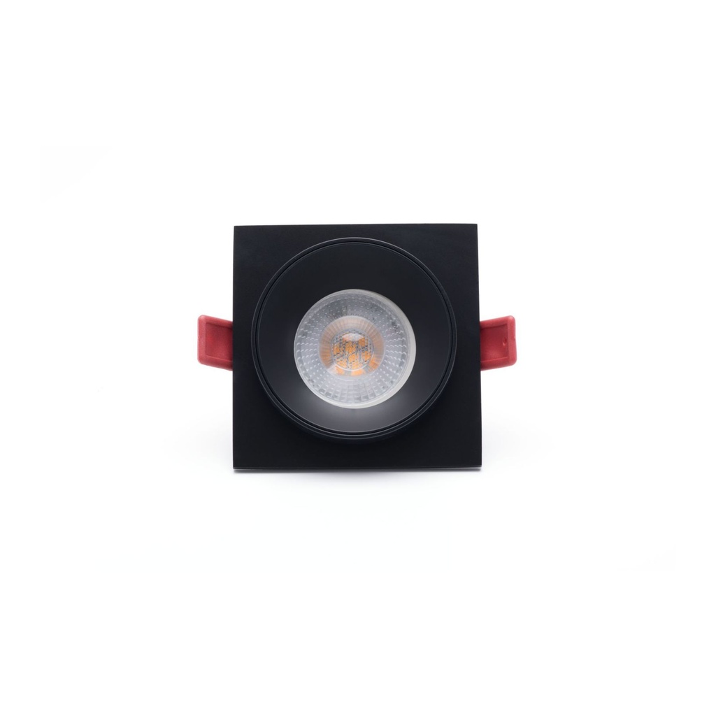 LM-LM-024-CIRCLE Square Single Spot Light - Black