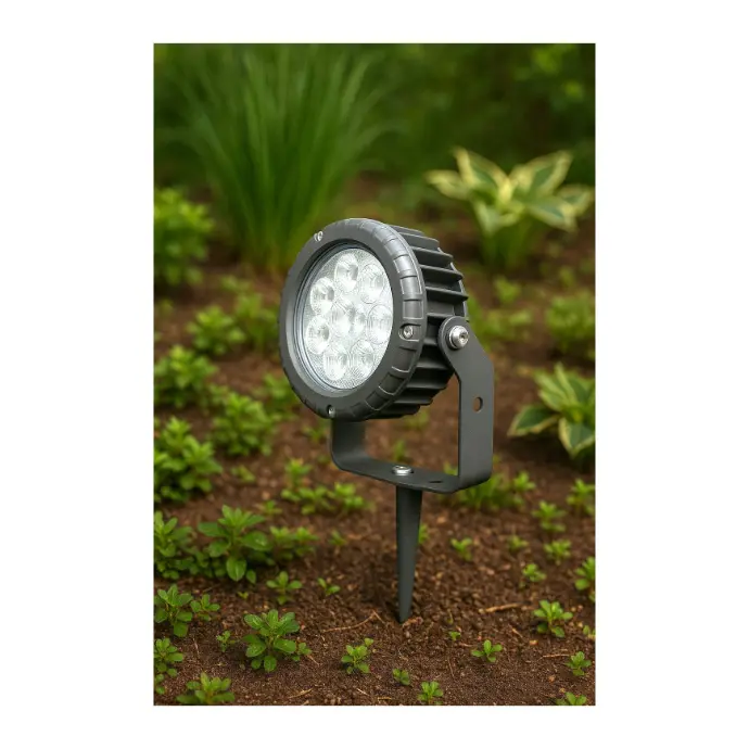 LM-2519 18W Grey Aluminum Outdoor Spike Light