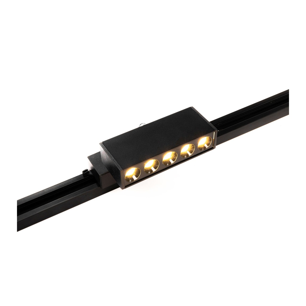 Black Movable Dots Track Light - Warm Light LED - Modern Design 10W / 30W