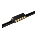 Black Movable Dots Track Light - Warm LightLED - Modern Design 10W / 30W