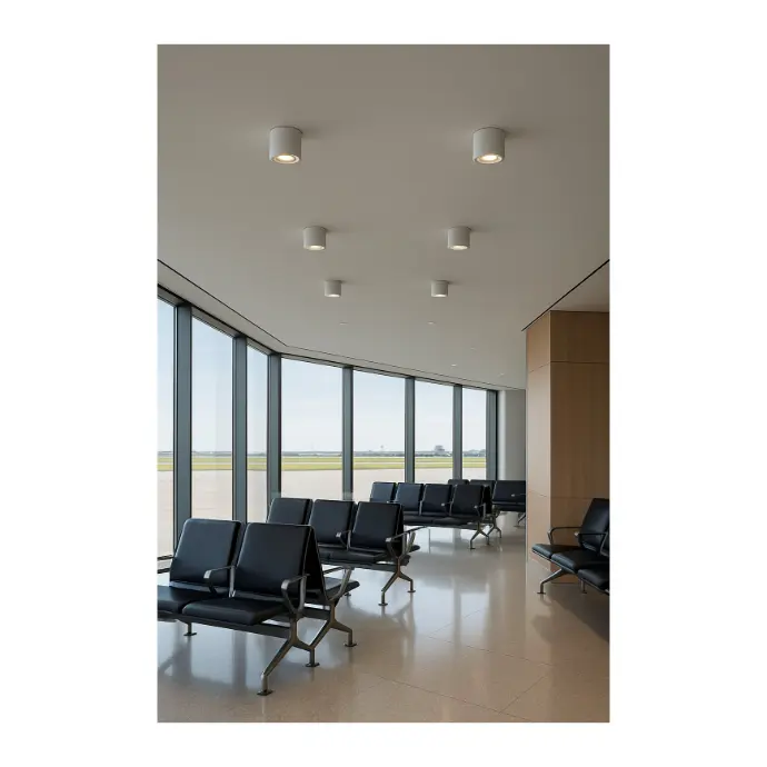 إضاءة سبوت أسطوانية بيضاء - 30W LED - تصميم عصري للديكورات الداخلية