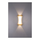 LM-210-19B-GD Outdoor Dual-Direction Wall Lamp with Gold Finish