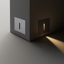 ضوء درجات مربع رمادي 3W مع SMD LED - متين وعملي