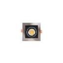 Chrome & Black Single Spotlight - LM-B03-1MR16-1-Chrome+Inside - 44W Recessed Lighting